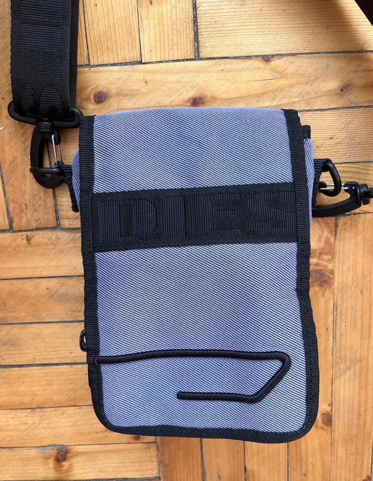 Vintage Diesel Avant Garde Cinza Denim Bolsa Sling Tamanho do Sistema Operacional - Imagem 2 de 4