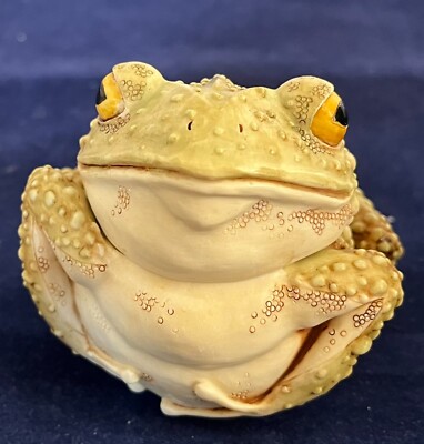 置物 Harmony Kingdom Lord Foxglove Toad Harmony Kingdom ~ LORD FOXGLOVE ~Toad~UK Made Box Figurine~Signed