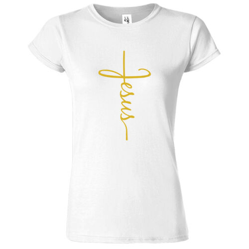T-shirt Gesù Croce Donna Fede Cristiano Religiosa Bibbia Cristo Chiesa Maglietta Nuova - Foto 8 di 36