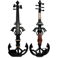 Hand made black Crazy -3 professional SONG master 5 string electric violin 4/4