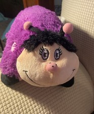 Pillow Pets Pee Wee Purple and Pink Dreamy Ladybug Plush 11"