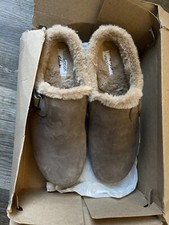 Clarks Roseville Women's Leather Faux Fur Lined Slip On Clogs size choose