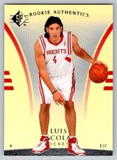 2007-08 SP Upper Deck Basketball Rookie Authentics Luis Scola Rockets #119