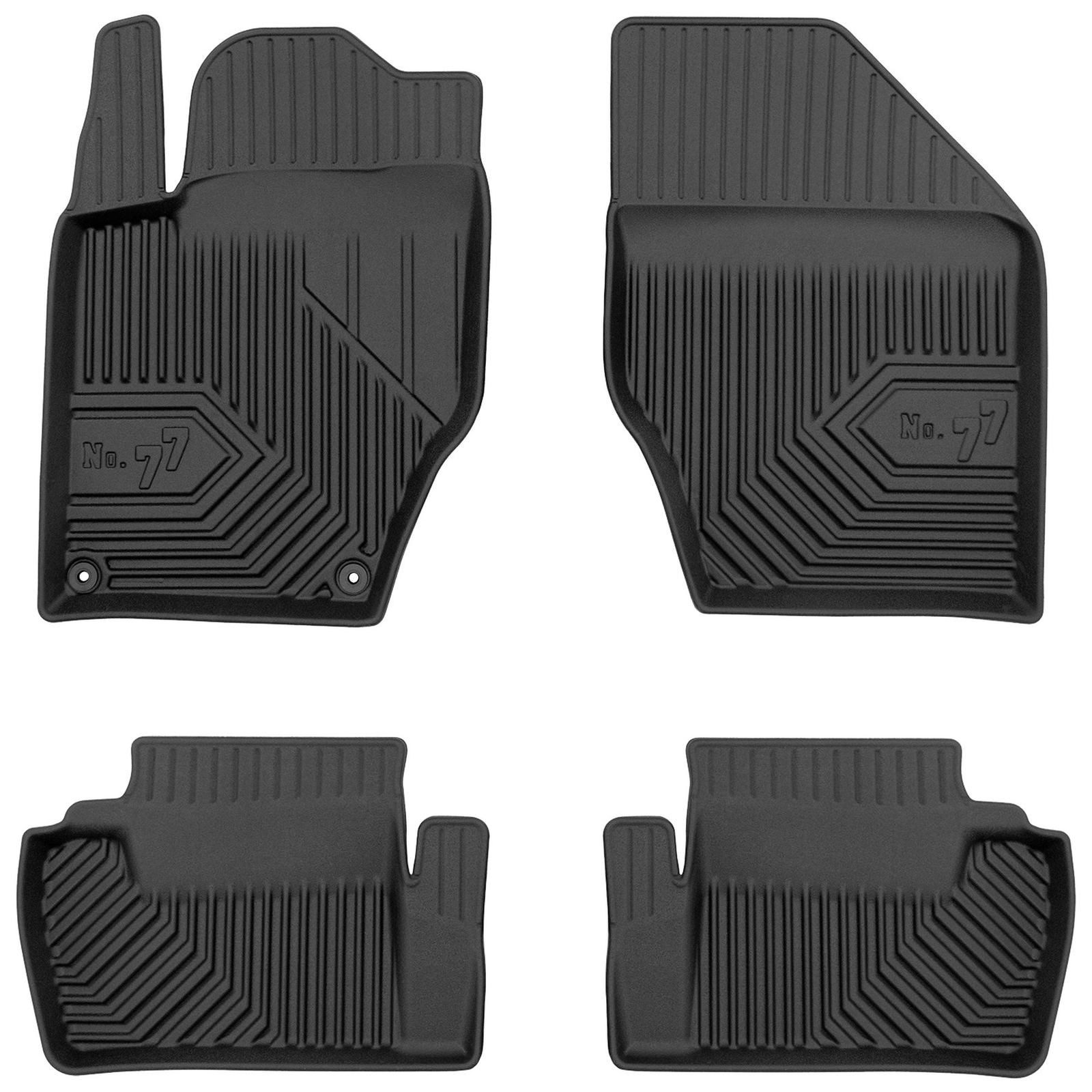 Tapis TPE Frogum No.77 thermoplastique robuste pour Citroen C4 II 2012