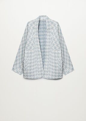 Neu mit Etikett Mango Damenjacke im Kimono-Stil UK-Größe 6-8 (XS-S) UVP: 69,99 £