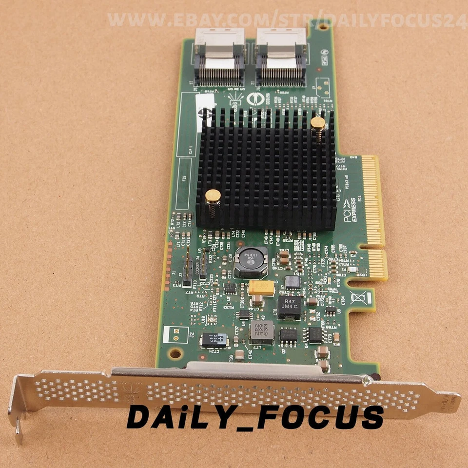 HP H220 (LSI 9207-8i) IT MODE PCIe 3.0 SAS9205-8I P20 6Gbps ZFS UNRAID FREENAS - Image 3 of 4