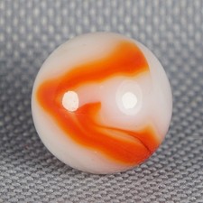 Vintage Marble: Mint 5/8 Alley Agate Orange Swirl -One Killer Old Mib