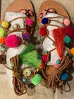 $225 Sz 7.5 Greek Genuine Leather Sandals Gladiator Free People Anthropologie — photo 6