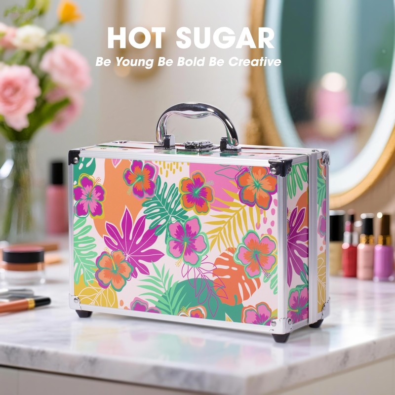 Hot Sugar Carry All Trunk Makeup Set Cosmetic Kit Eyeshadow Blush Lip Gloss 25