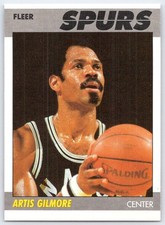1987-88 Fleer #40 Artis Gilmore San Antonio Spurs