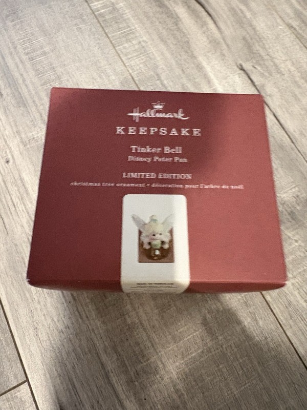 Hallmark Keepsake Disney Peter Pan Tinker Bell Christmas Tree Ornament Limited