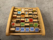 Early Learning Centre Wooden Alphabet & Numbers Abacus 1 Years + 