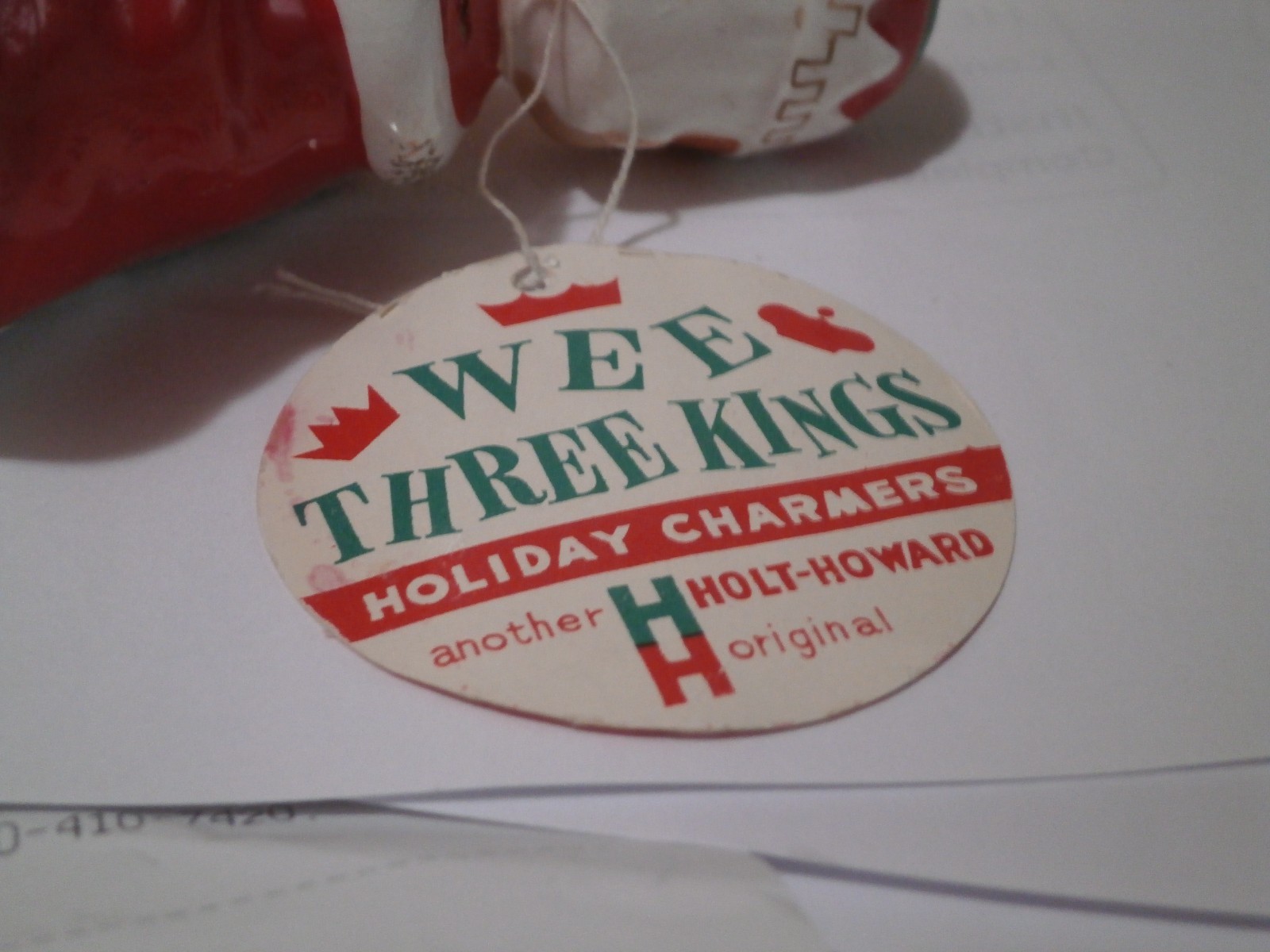 Holt Howard Three Piece Wiseman Repaired But Have Original Hang Tag 1960 Read