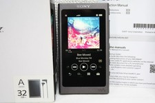 Sony NW-A46 HN 32GBGreasy Black Walkman Audio Hi-Res Player English Working #418