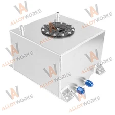 Aluminum 10L/2.5 Gallon Fuel Cell Tank Internal Foam Layer Lightweight Universal