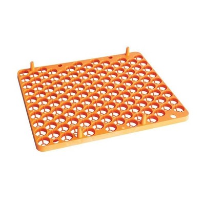 Hatching Time Egg Setter Tray - Quail - 129 Eggs, Orange