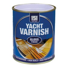 151 Yacht Varnish Gloss Finish Paint 300ml Tin Indoor Outdoor Weatherproof