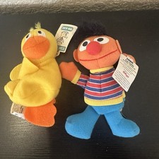 Vintage Mini Beans Kellogg&rsquo;s Sesame Street Ernie And Rubber Ducky Prize 1999