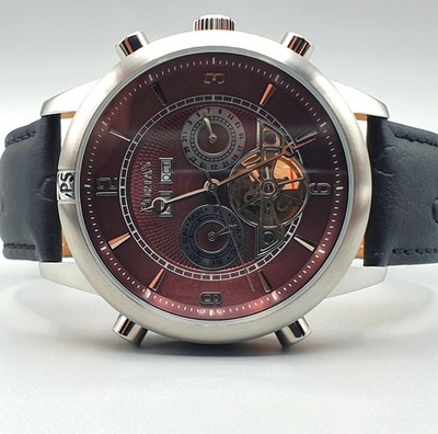 PortaS PS33I-TY2503-01 Automatik Herrenuhr Full Set Open Heart Ungetragen Datum