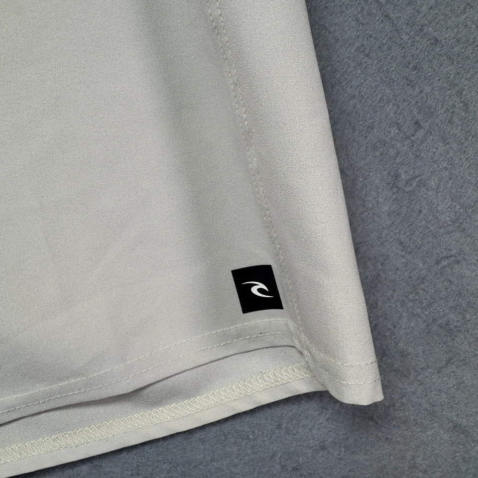 OP Shorts Adult 32x10 Ivory Shorts Mirage Boardwalk Flat Front Slash Pockets Men - Image 2 of 4