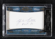 2011 TRISTAR SignaCuts Silver 13/5 YA Tittle Cut Signature Auto Auto HOF 1m1a