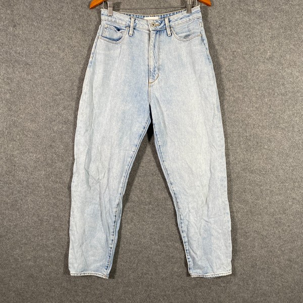 Articles Of Society Jeans Womens 9 / 27 Blue Denim Barrel High Rise Relaxed Z129