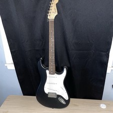 Fender Squire Stratocaster Electric Guitar Black/White - Lightly Played