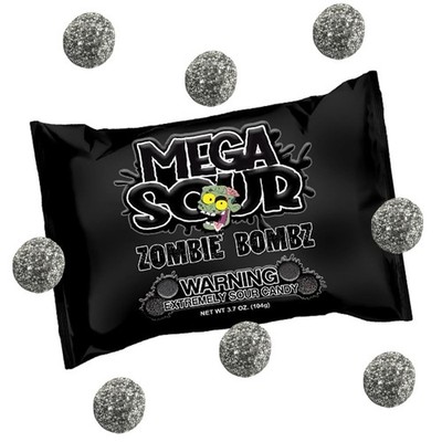 Barnetts Mega Sour Zombie Bombz Candy 3.7 oz Extreme Sour British Sweets