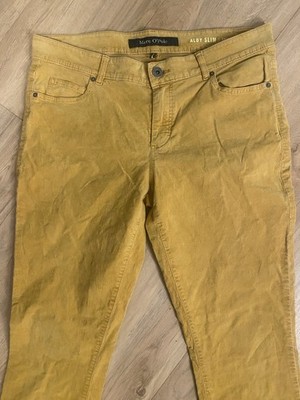 Marc O Polo Womens Trousers Mustard Yellow Gold 31/34 Cotton Pants High Quality Designer