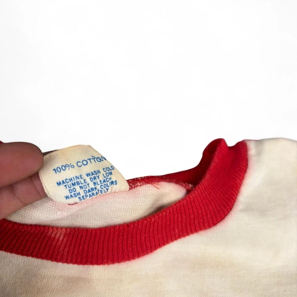 Camiseta vintage 70 adidas timbre talla M Foto 4 de 4