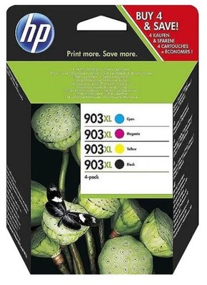 Genuine HP 903XL 4-Pack Tintenpatronen (3HZ51AE)