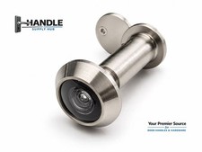 14mm Door Viewer Spy Hole  304 Satin Stainless Steel Security Peephole 35-55mm