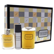 Trussardi Riflesso by Trussardi for Men - 3 Pc Gift Set 3.4oz EDT Spray, 6.8oz