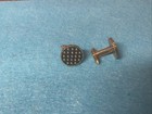 VTG MCM Gold W/Black  Enamel Cufflinks — photo 2