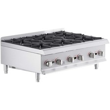 6 Burner Gas Countertop Range / Hot Plate - 132,000 BTU