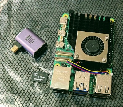 Raspberry Pi 5 8GB.   With extras