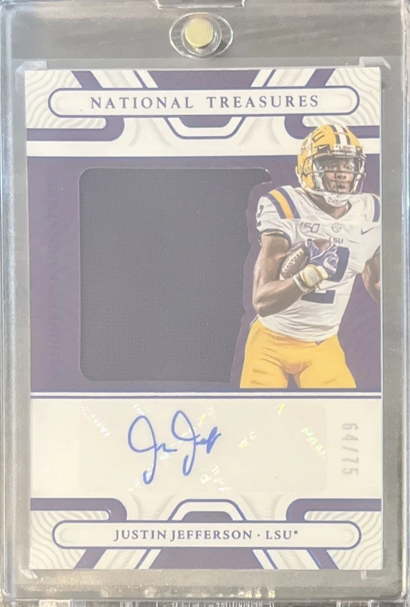 2022 Panini National Treasures Collegiate Justin Jefferson #SIL