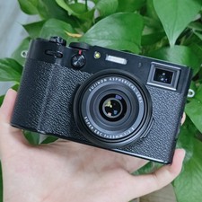 Fujifilm X100V X Series 26.1MP Black f/2 Digital Camera w/ Accessories - Black
