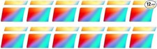 12PCS Reflective Wheel Rim Stripes Decal for 18-21 Inch Ti Color: Laser Silver