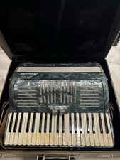 Beautiful Vintage Italian Accordion Green Pearl - Likely Guerrini