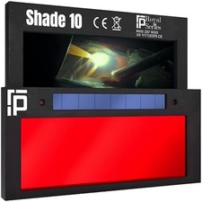 The Duke Single 1.0  Shade 11 Gold Auto Darkening Welding Lens  2 X 4 1/4 X