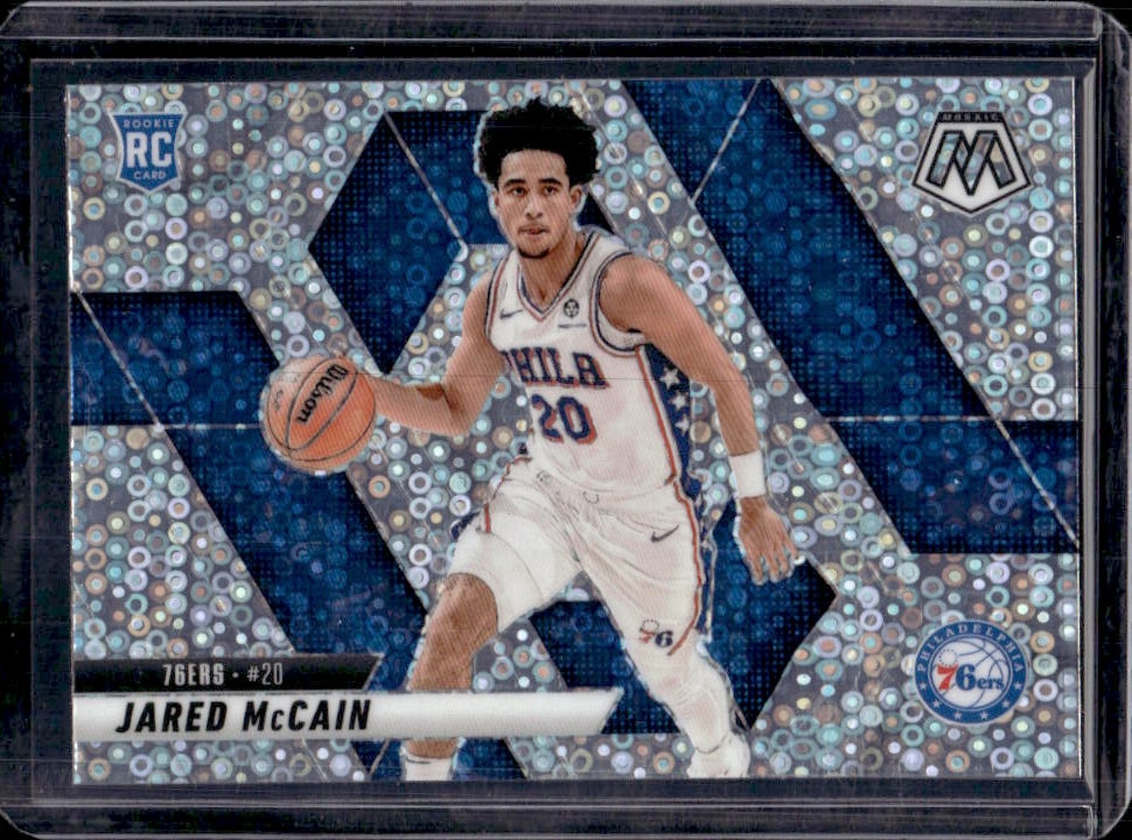 2024-25 Panini Mosaic Jared McCain Fast Break Rookie Variation RC #228 76ers