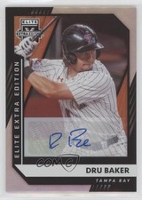 2021 Panini Elite Extra Edition Signatures Dru Baker #130 Auto nd3