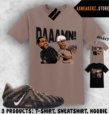 Shirt To Match Ja 3 Showstopper Mink Brown Sneaker Matching Tee Damn Meme Friday