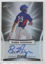 2017 Leaf Metal Draft Black 7/7 Bubba Thompson #BA-BT1 Auto 12mg