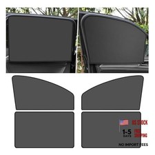 4PCS Car Side Window Sun Shades, Auto Window Sunshades Privacy Front Back