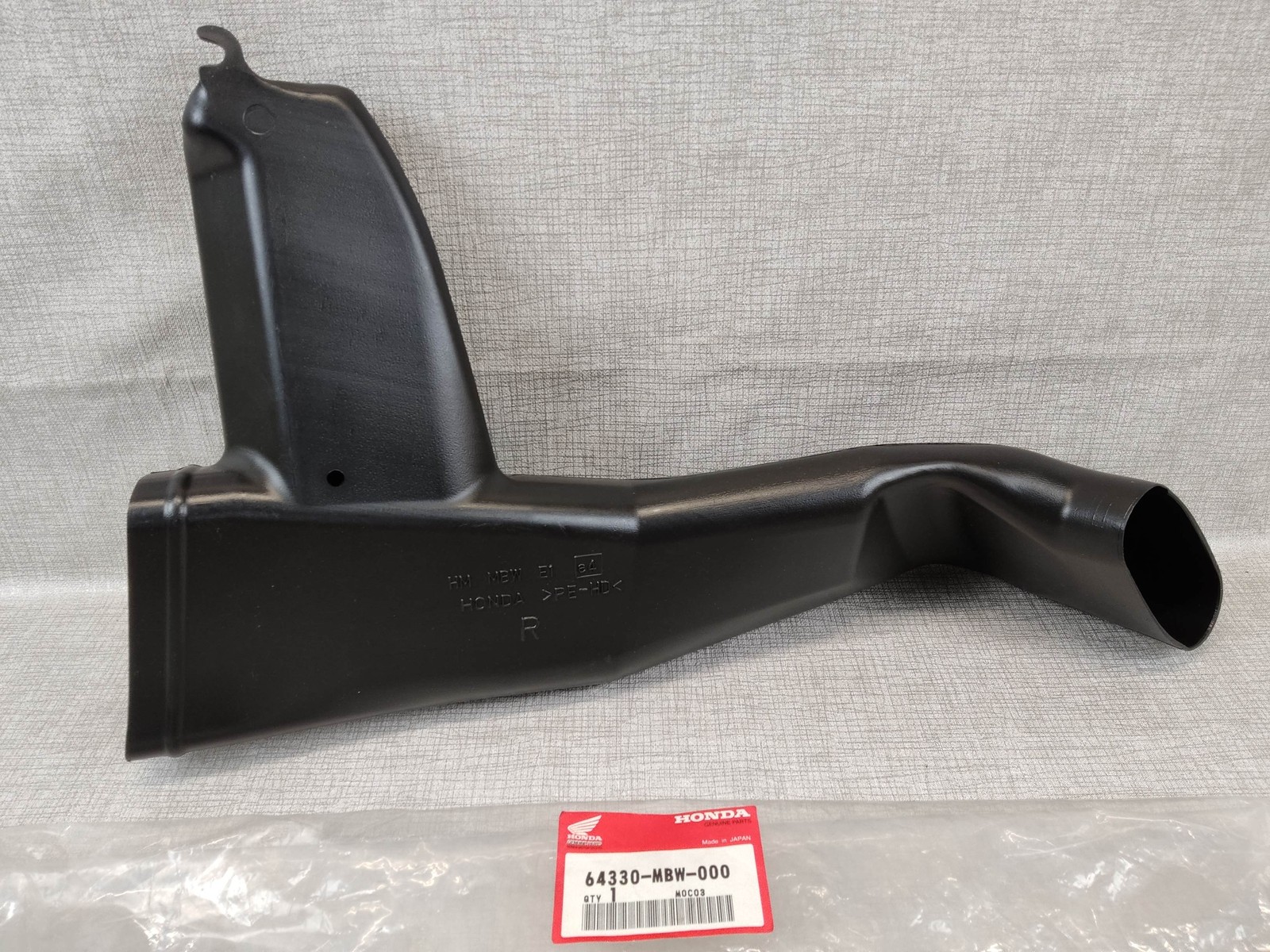 Conduit d'air droit haute résistance 64330-MBW-000 Honda CBR600 F PC35