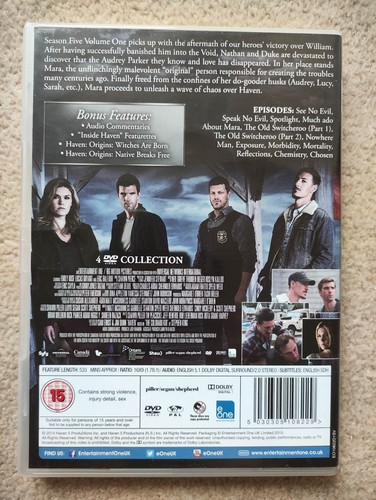 Haven: Season 5 - Volume 1 - Stephen King - 4 Discs UK Region 2 DVD RARE - Foto 2 di 3
