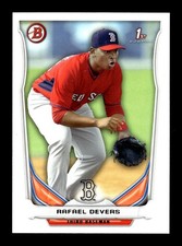 RAFAEL DEVERS ⚾ 2014 Bowman Draft #TP-37 1st RC Boston Red Sox