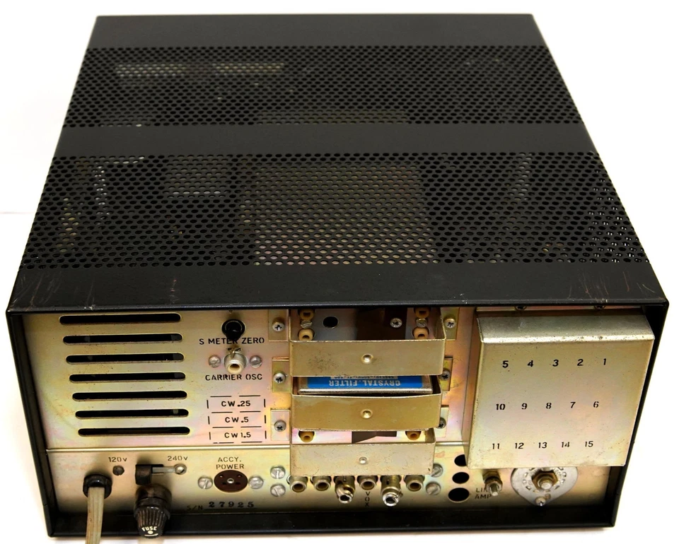 DRAKE R-4C HAM BANDS RECEIVER w/ DRAKE 500hz CW FILTER + RCC4 + ORIGINAL MANUAL - Image 3 of 4